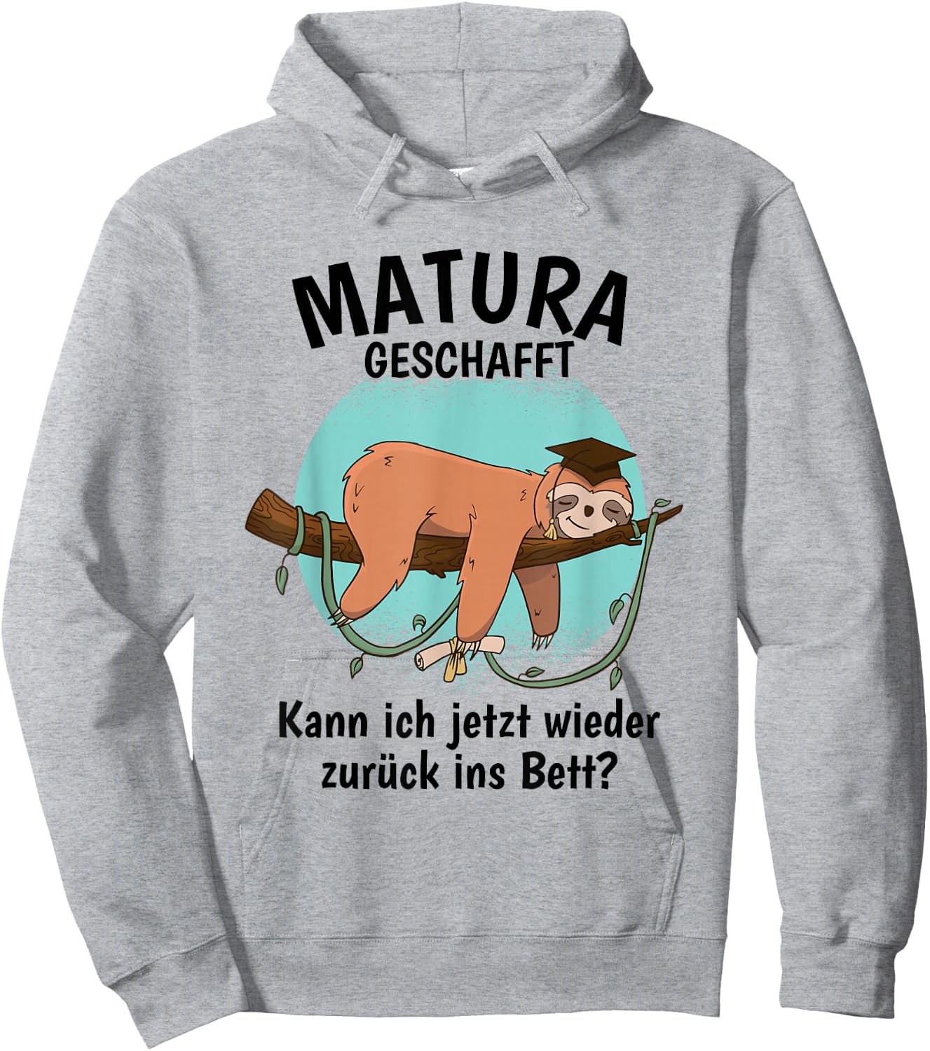 Matura Geschafft 2026 Maturaabschluss Hoodie - Hoodie | Ash