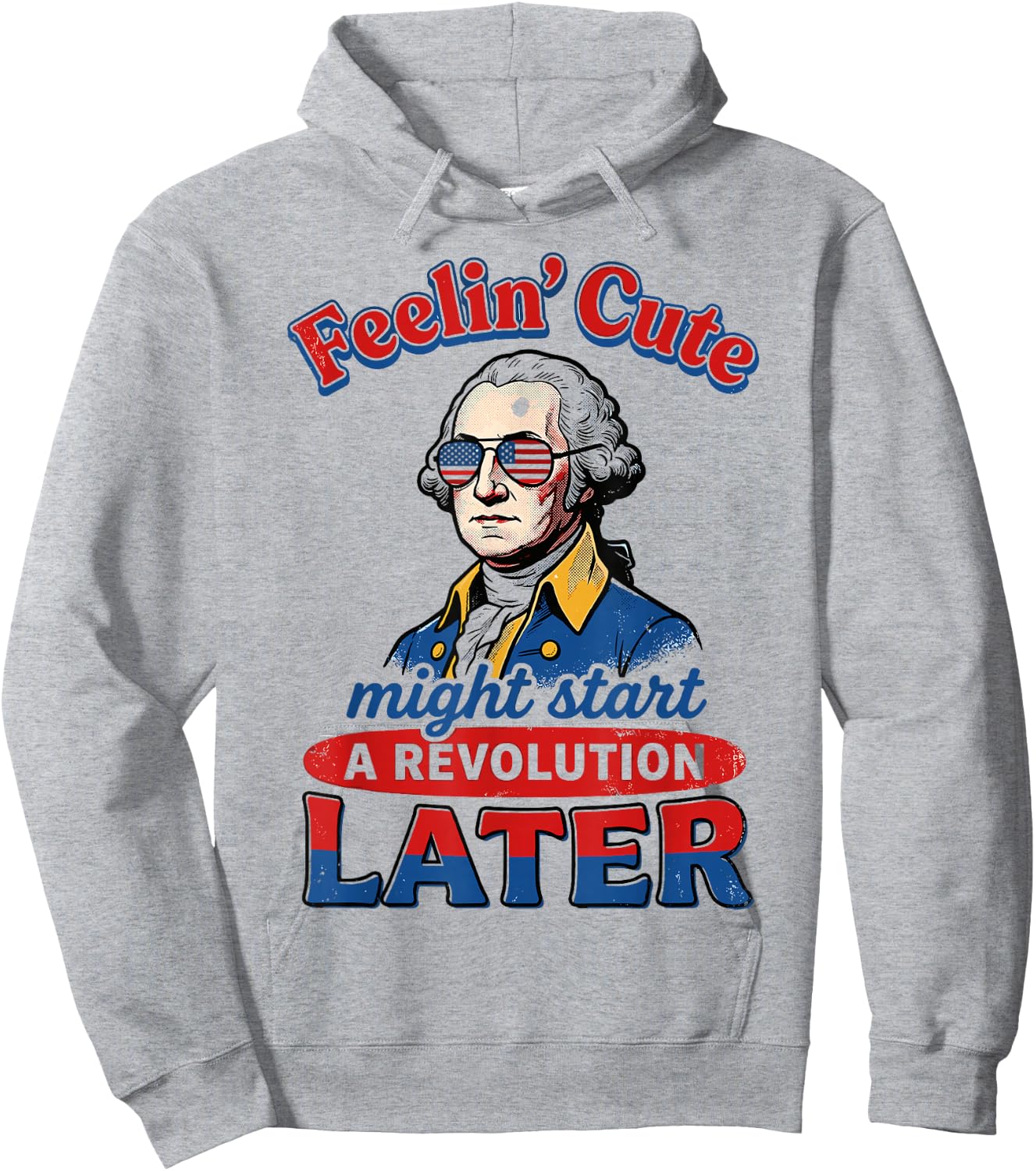 Retro 4th July Hoodie - Hoodie | Ash