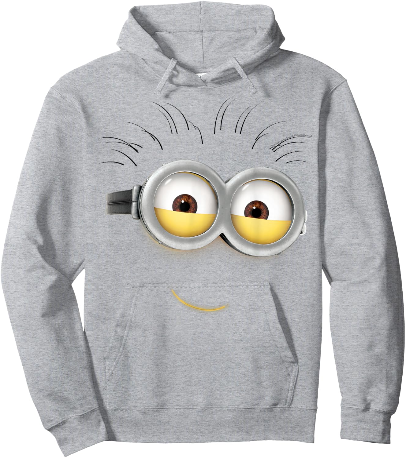 Despicable Me Minions Phil Smile Eyes , Yellow, S Hoodie - Hoodie | Ash