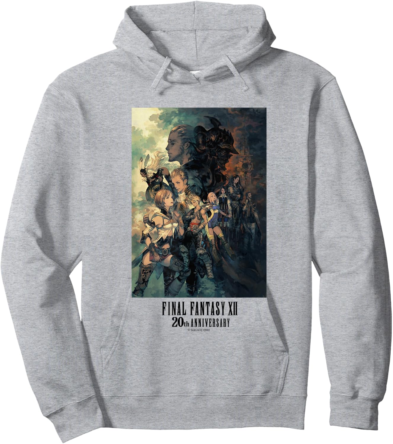 FINAL Fantasy Annivasary Collection FFXII TZA Package Art 2 Hoodie - Hoodie | Ash
