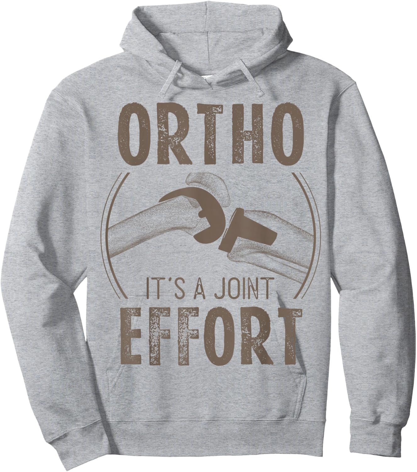 Funny Orthopedic Slogan Bone Humor Orthopedist Hoodie - Hoodie | Ash