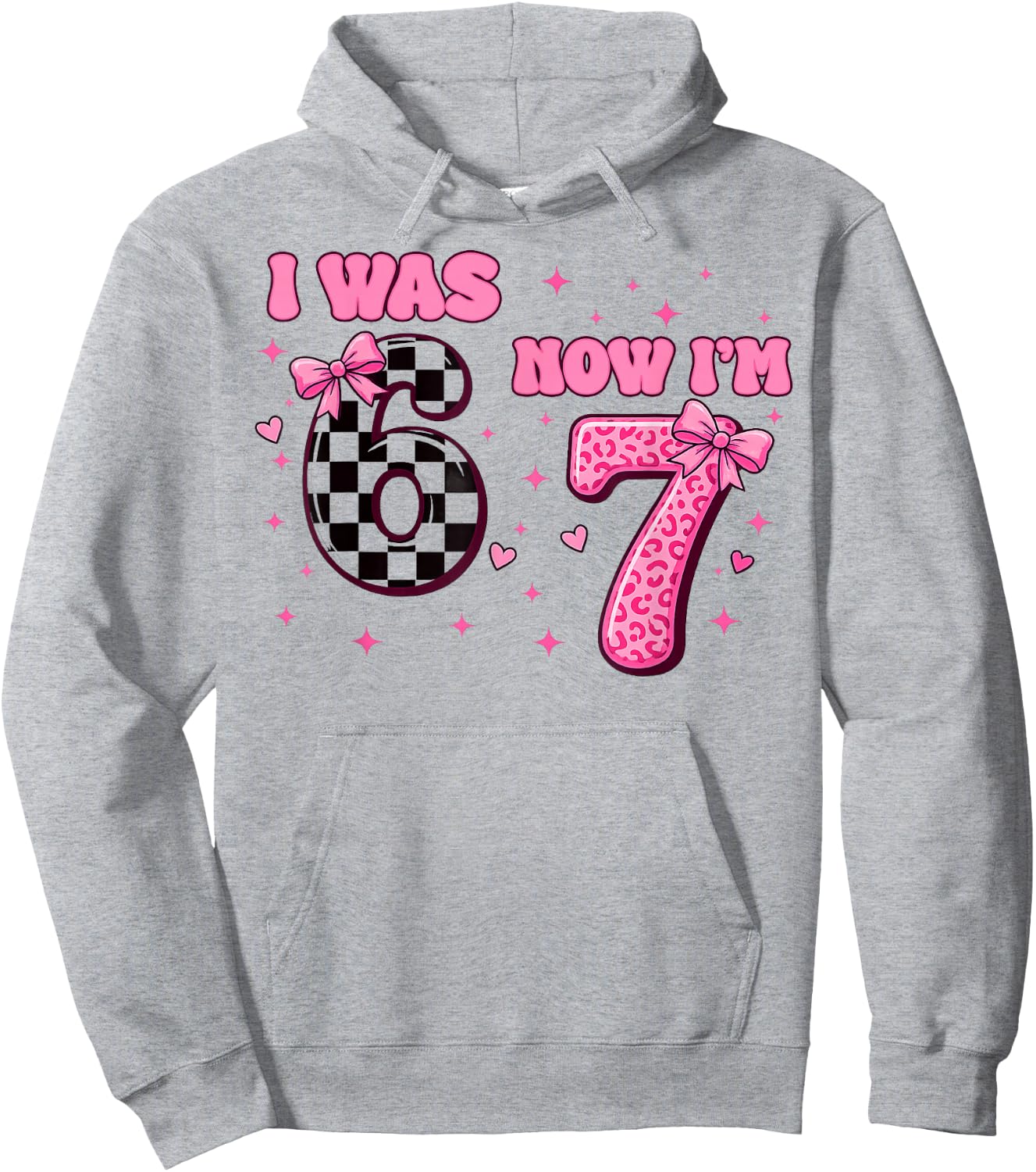 Ich war 6 Jetzt Bin ich 7 Lustig 6 7 Geburtstag Jungen Mädchen 67 Geburtstag Hoodie - Hoodie | Ash