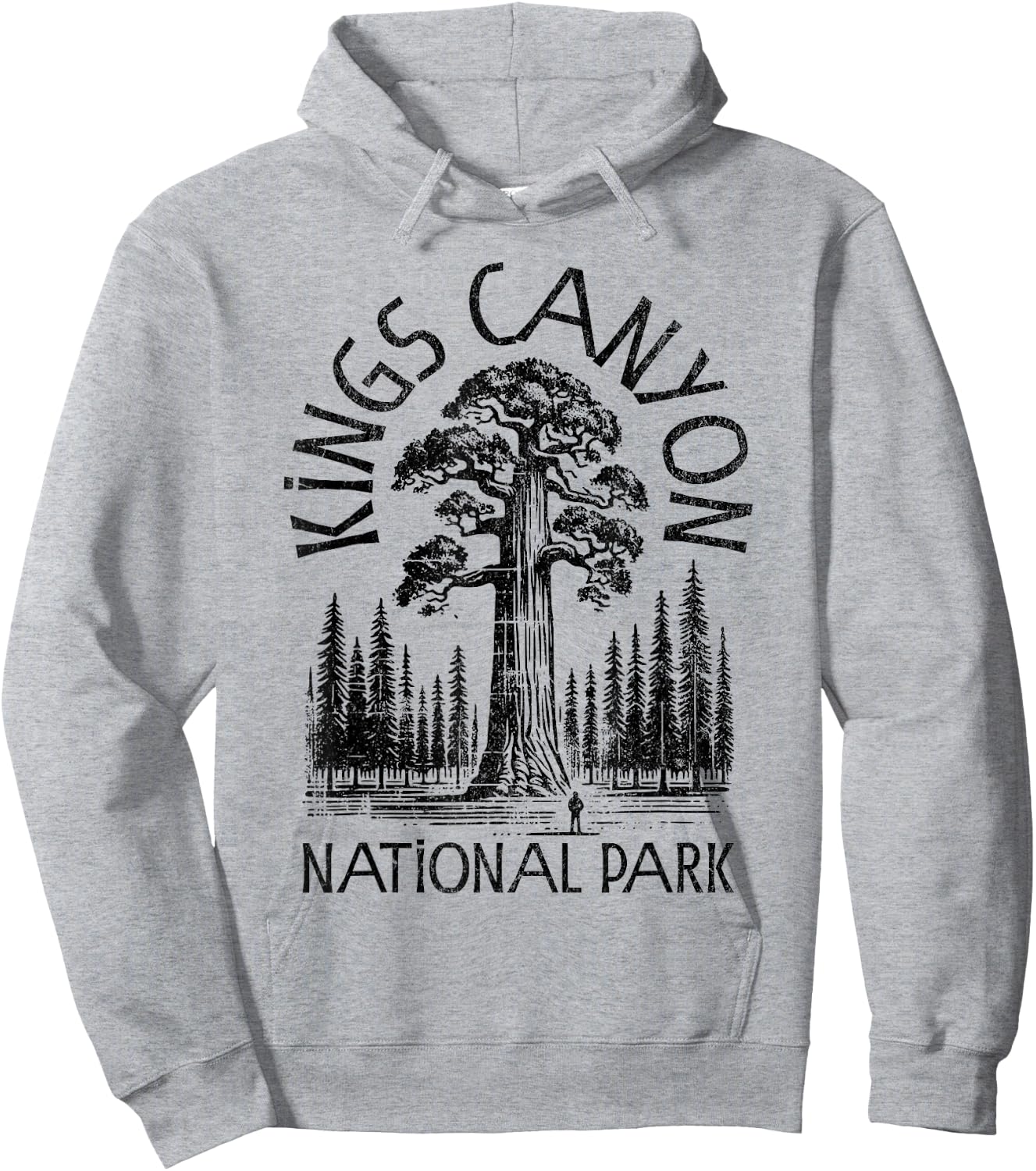 Kings Canyon National Park Hoodie - Hoodie | Ash