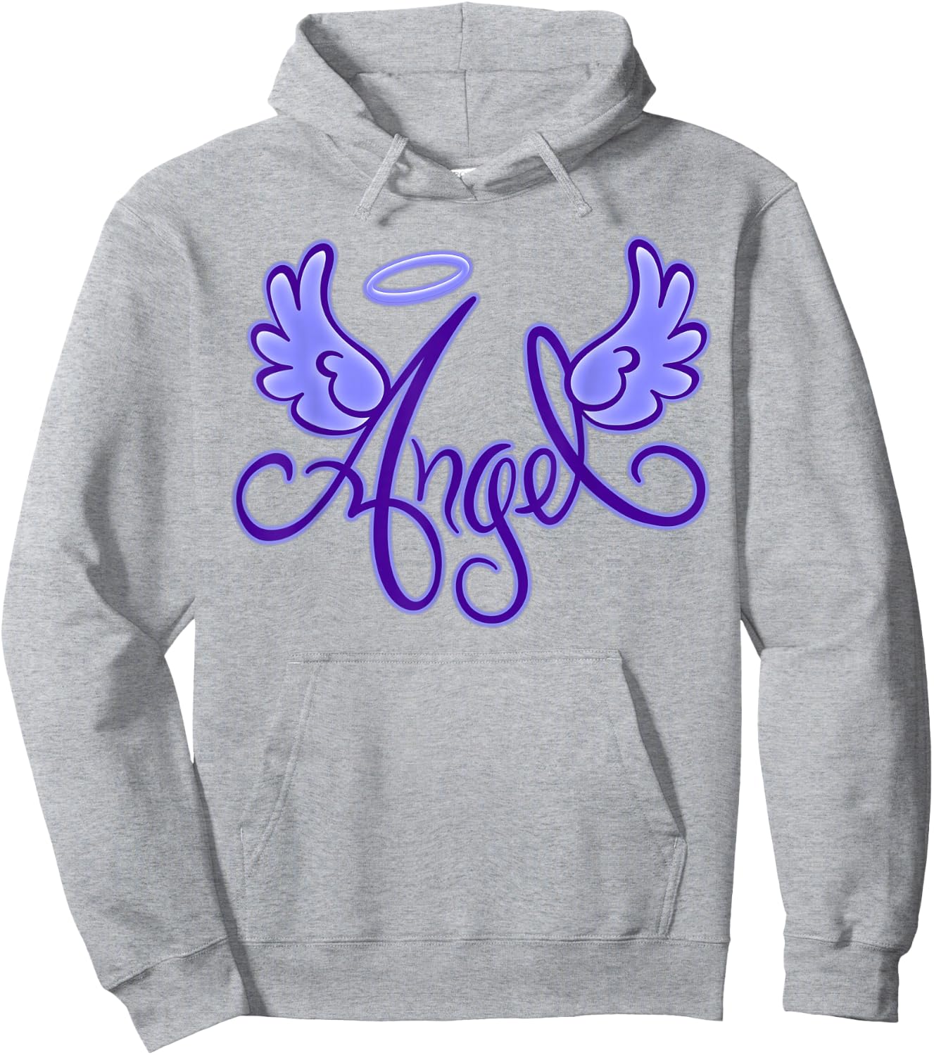 Retro 90s 00s Throwback Angel Wings Y2K Aesthetic Hoodie - Hoodie | Ash