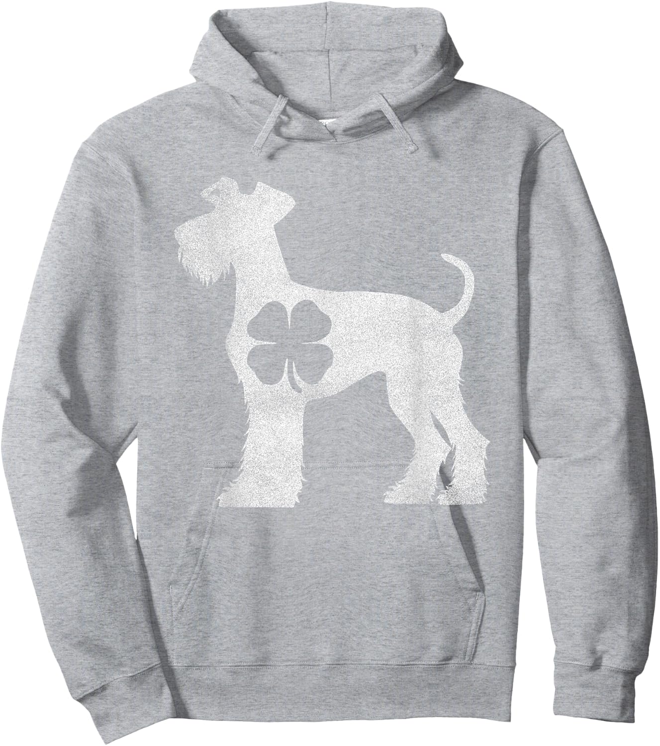 Airedale Terrier Dog - Shamrock St Patricks Day Saint Paddys Women Kids Hoodie - Hoodie | Ash