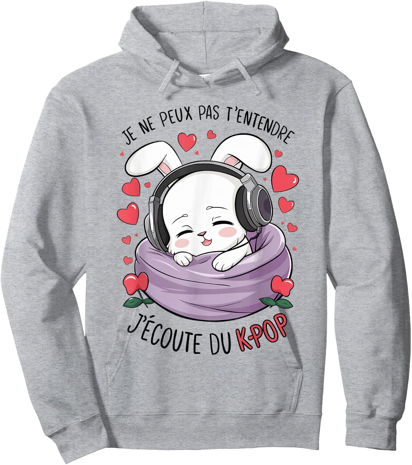 K-Pop | for Girls & Women Gifts K-Pop , white, S Hoodie - Hoodie | Ash