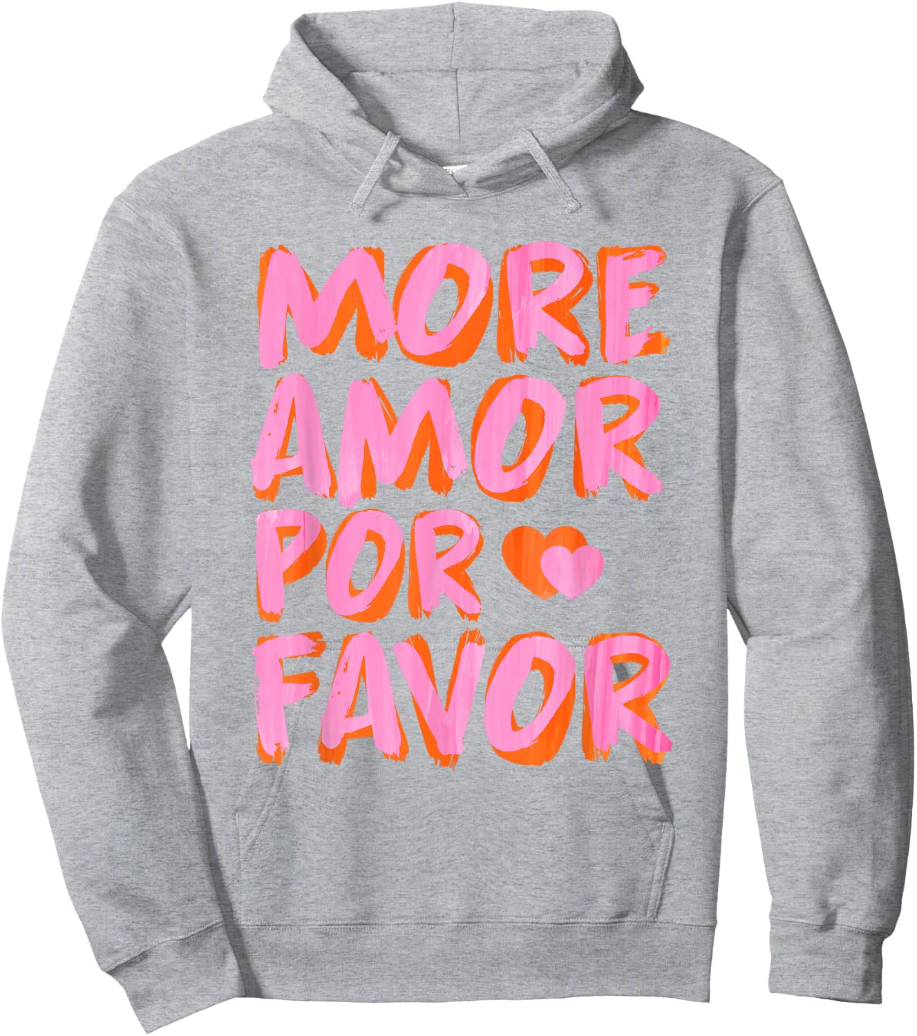 More Amor Por FAVOR X Mehr Liebe - Selbstliebe Selflove , White Hoodie - Hoodie | Ash