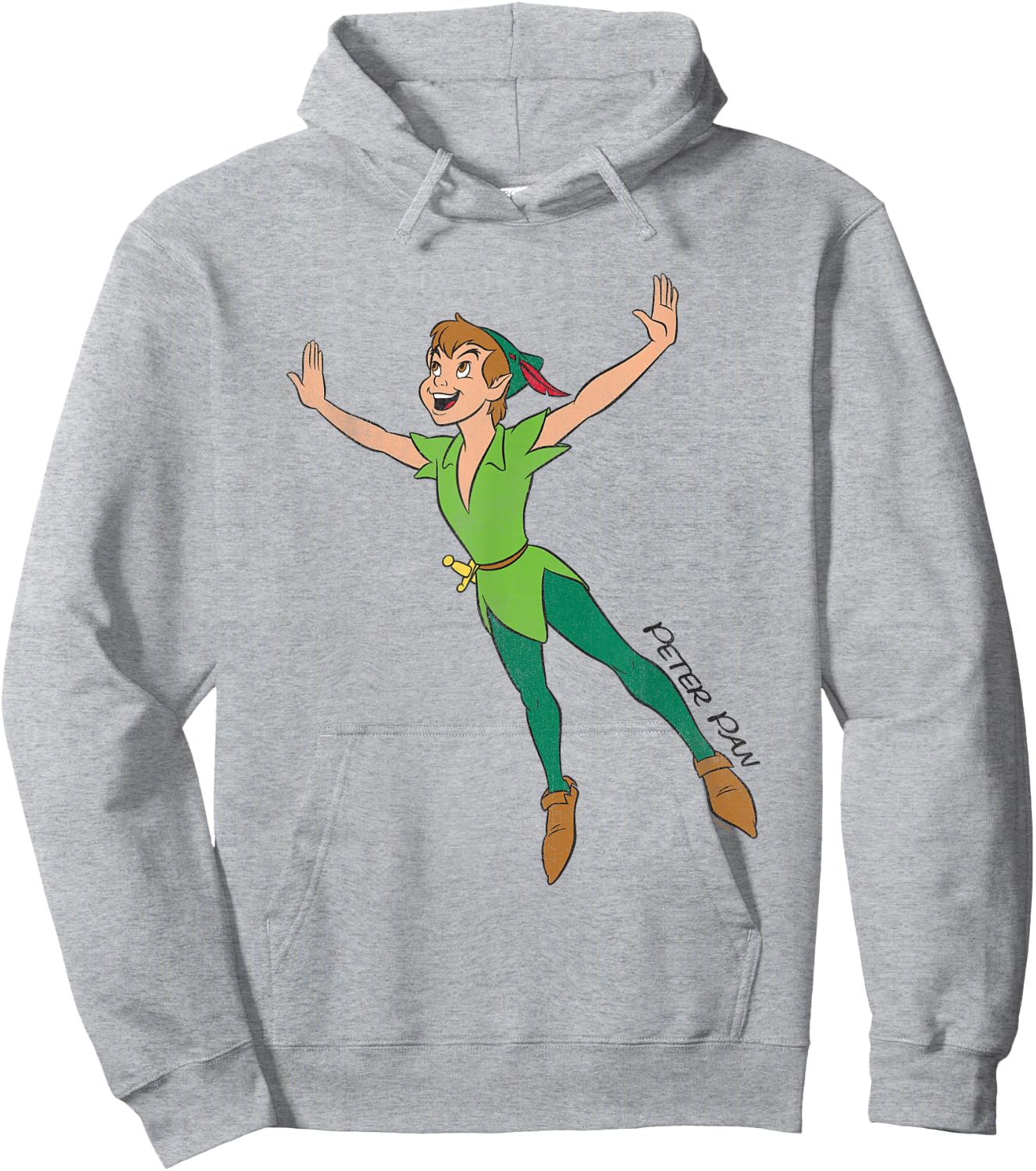 Peter Pan Flying , White Hoodie - Hoodie | Ash