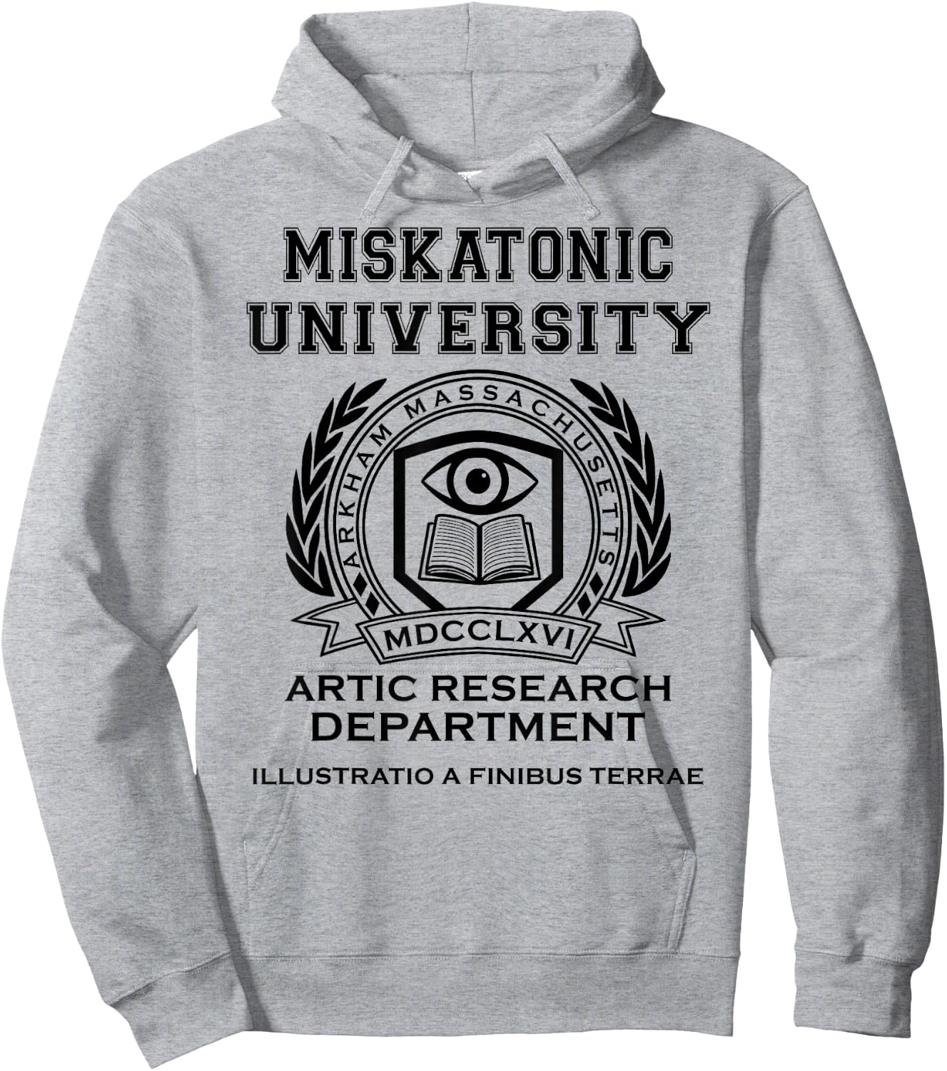 Miskatonic University Artic Research Department , white, S Hoodie - Hoodie | Ash