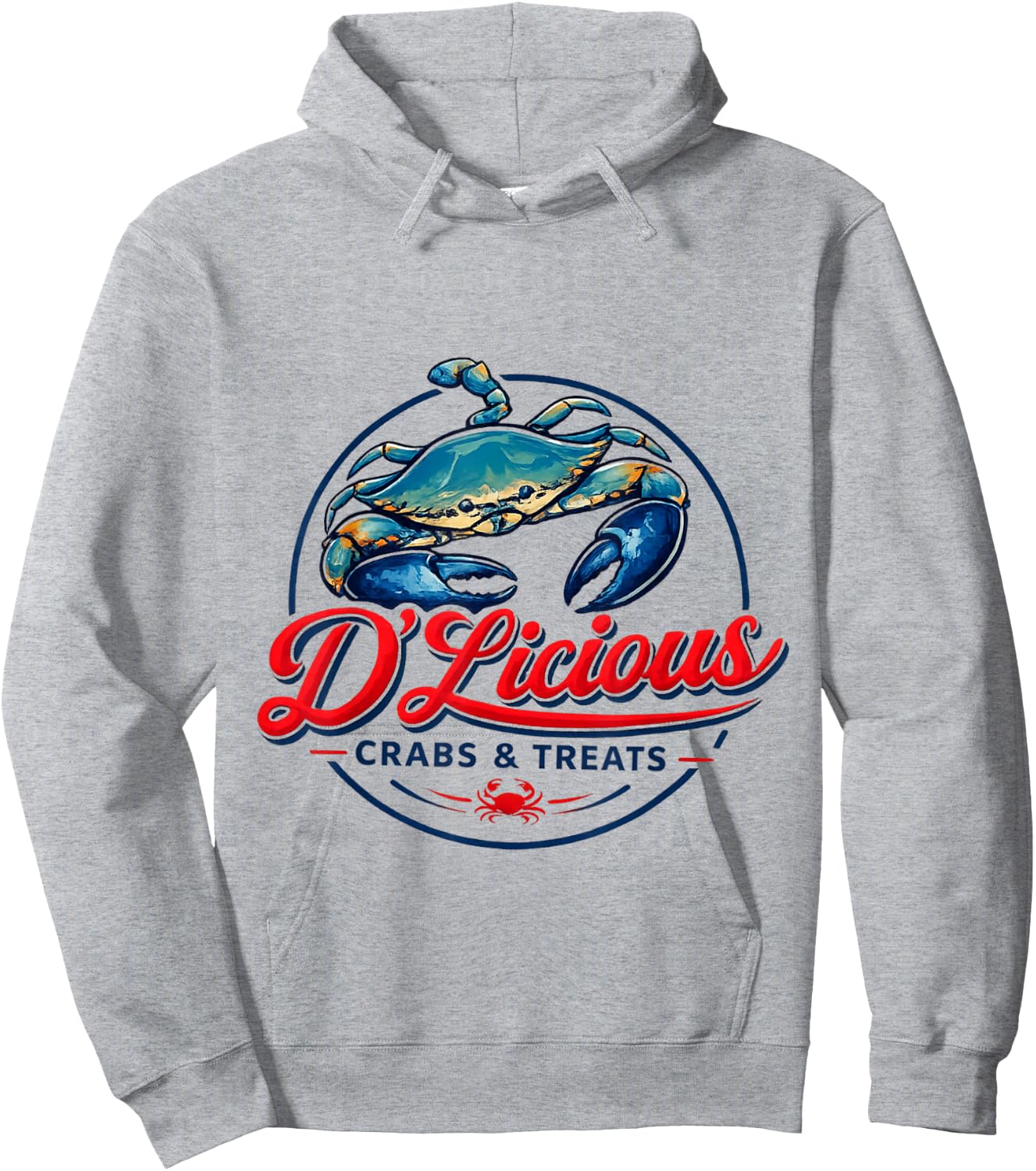 D’Liciouc Crabs & Treats Hoodie - Hoodie | Ash