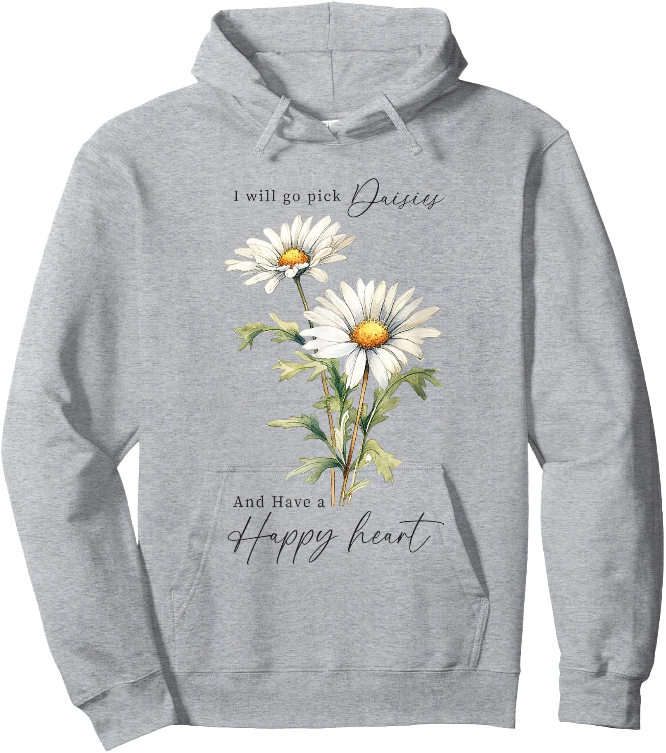 Sommerblume Botanische Naturliebhaber Blumenkunst Wildblume Hoodie - Hoodie | Ash
