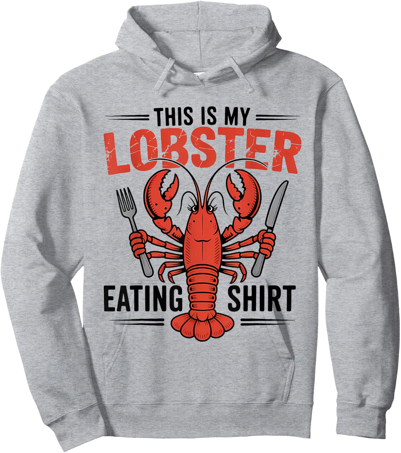 This is My Lobster Eating Hoodie - Hoodie | Ash
