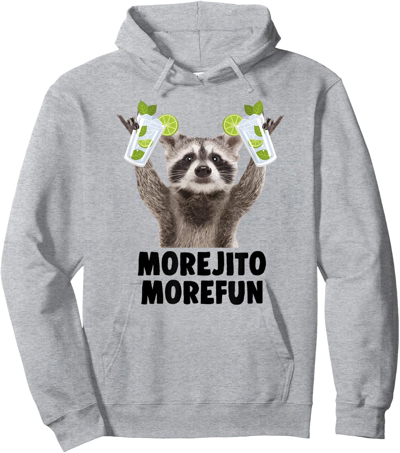 MOREJITO MOREFUN X NEW PEDRO - MOJITOS MOJITO Cocktail JGA Hoodie - Hoodie | Ash