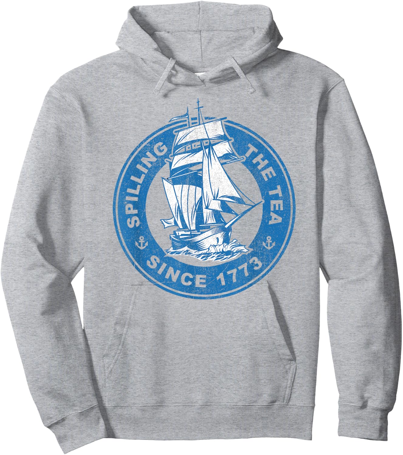 Spilling The Tea Since 1773 Funny US History Teacher Boston Hoodie - Hoodie | Ash