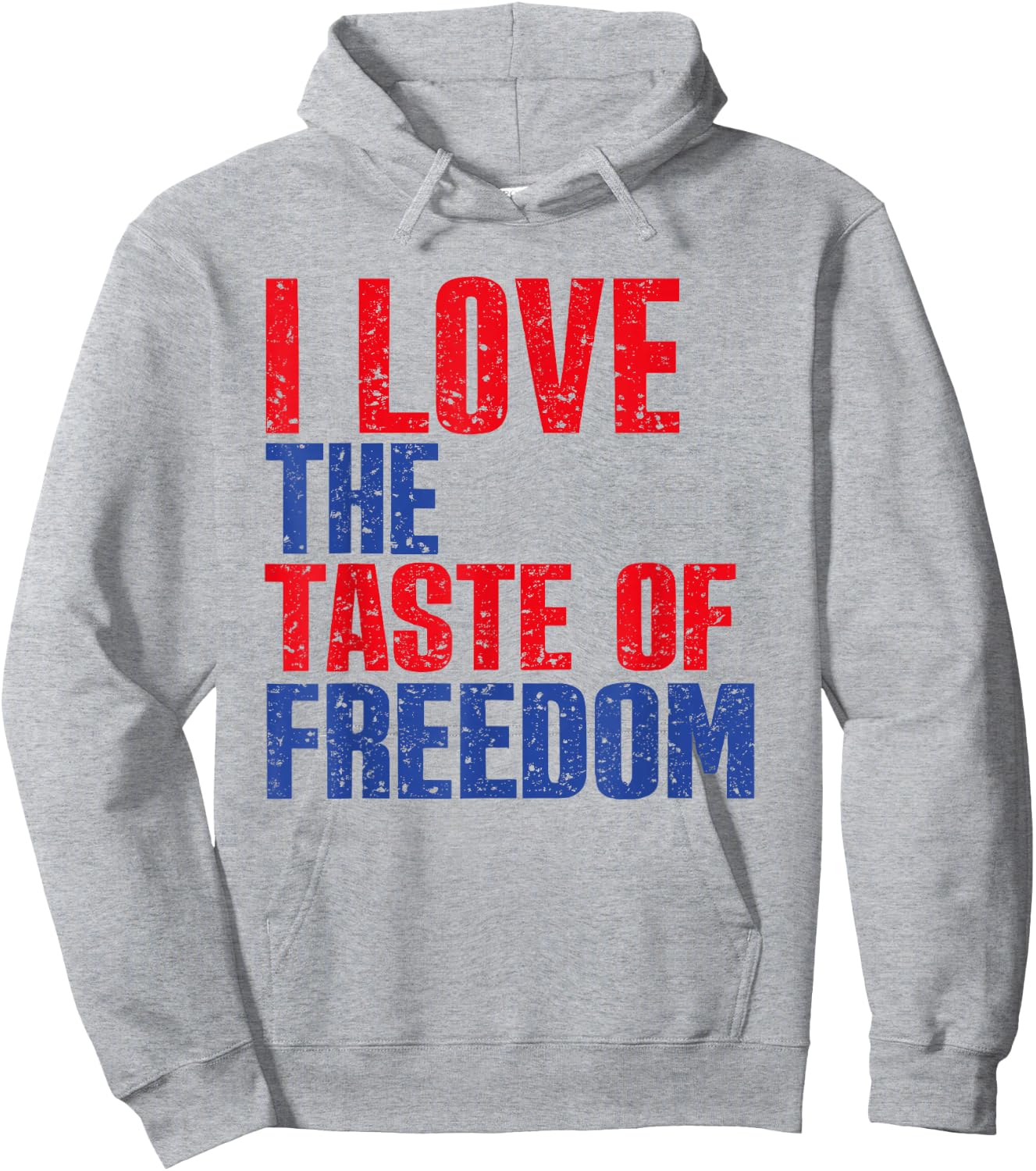 I Love The Taste of Freedom Couples Matching 4th of July Hoodie - Hoodie | Ash