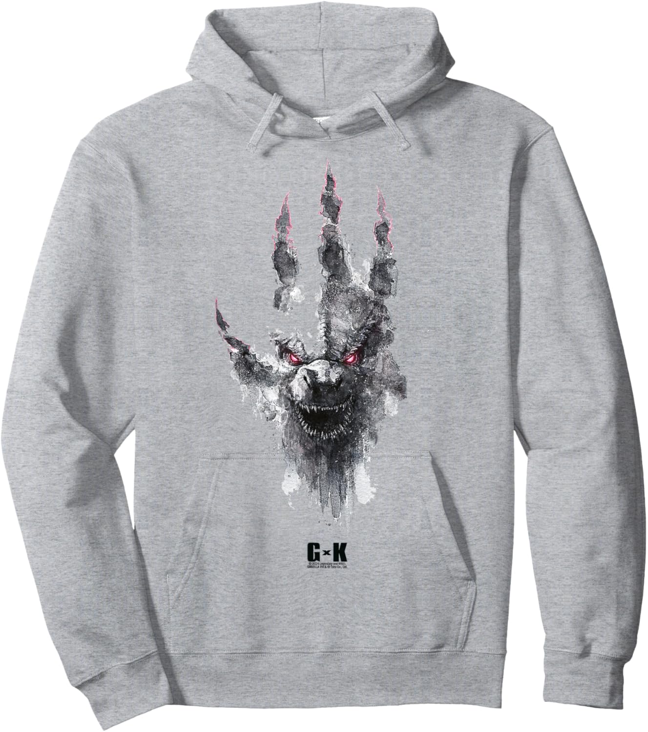 Monsterverse Godzilla x Kong: The New Empire Godzilla Unite , white, S Hoodie - Hoodie | Ash
