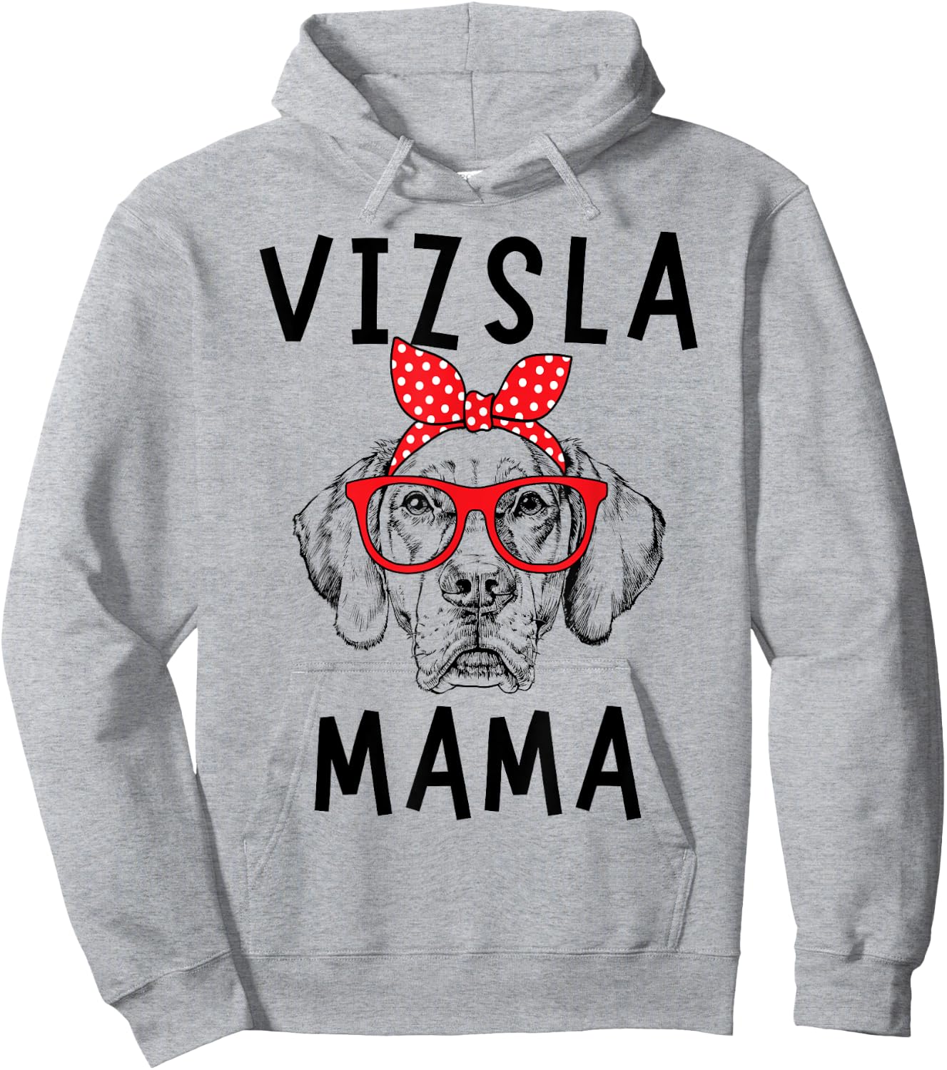 Vizsla Mama Vizsla Dog Mom Mother's Day Women Kids Hoodie - Hoodie | Ash