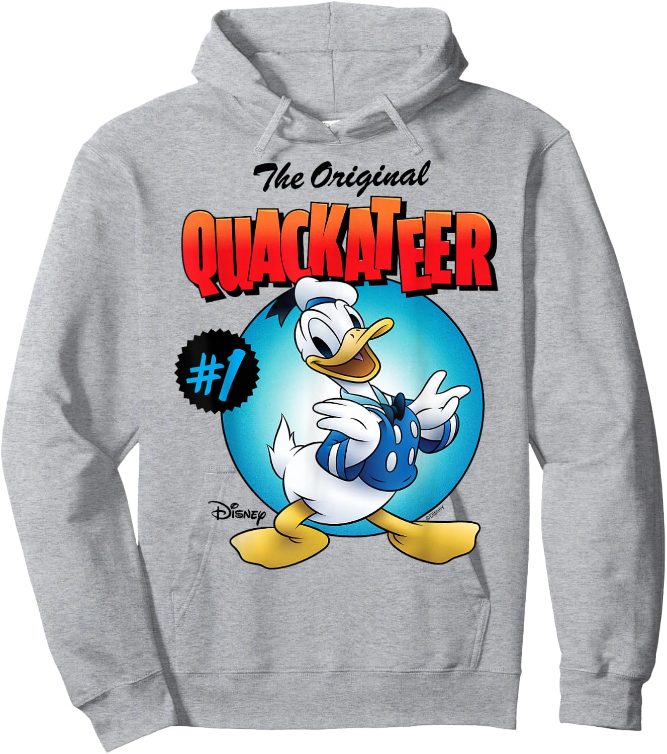 Donald Duck - The Original Quackateer Hoodie - Hoodie | Ash