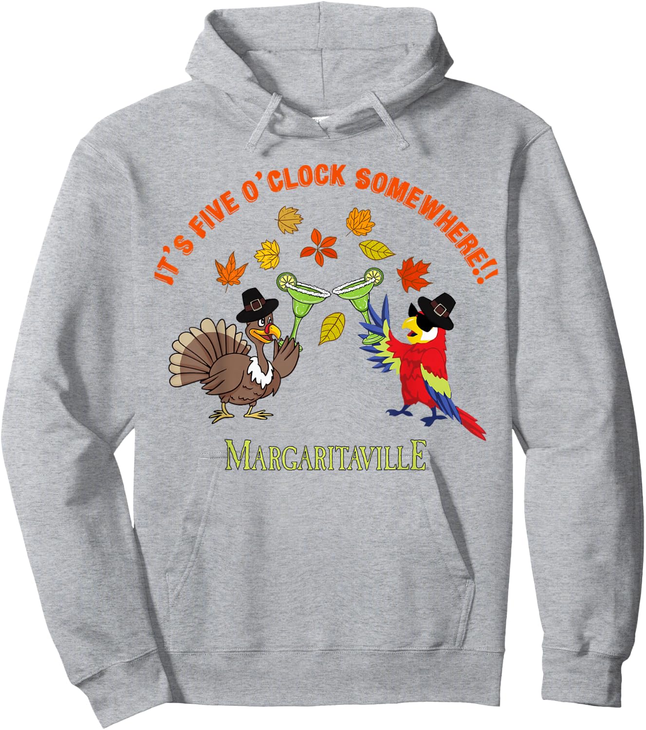 Turkey 5 O'Clock Somewhere Hoodie - Hoodie | Ash