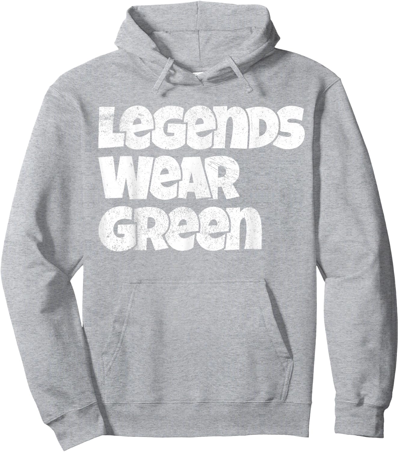 Legends Wear Green Spirit Wear Team Game Color War Funny Hoodie - Hoodie | Ash