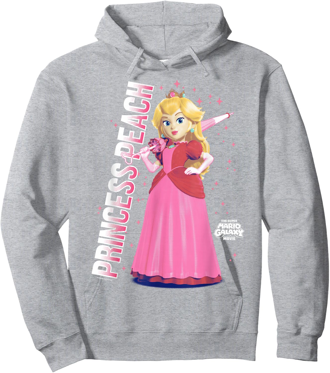 The Super Mario Galaxy Movie Galatic Princess Peach Hoodie - Hoodie | Ash