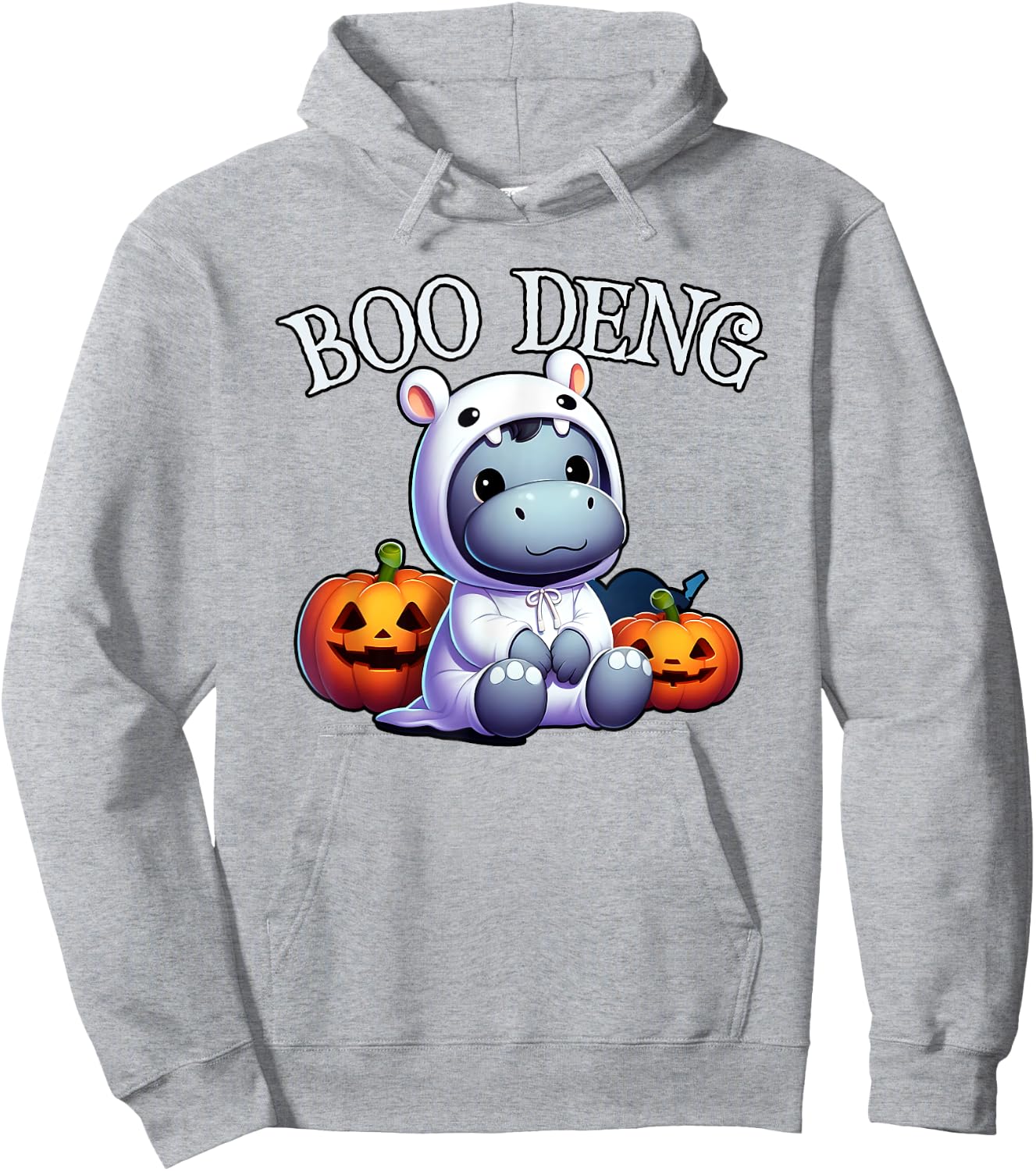 Adorable BOO DENG My Moo Thang Halloween Trending Costume Hoodie - Hoodie | Ash
