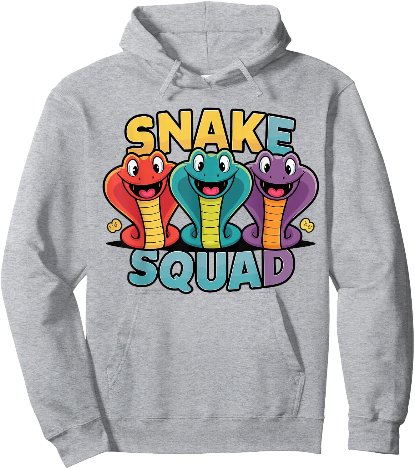 Snake Squad Design for Snake Lover Stuff | Cool Snake Hoodie - Hoodie | Ash
