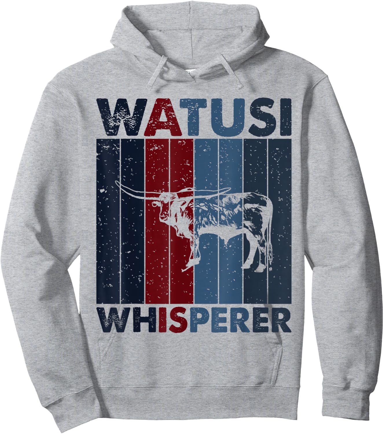 Cattle Dad Mom Cow Whisperer - Farmer Breeder Watusi Hoodie - Hoodie | Ash