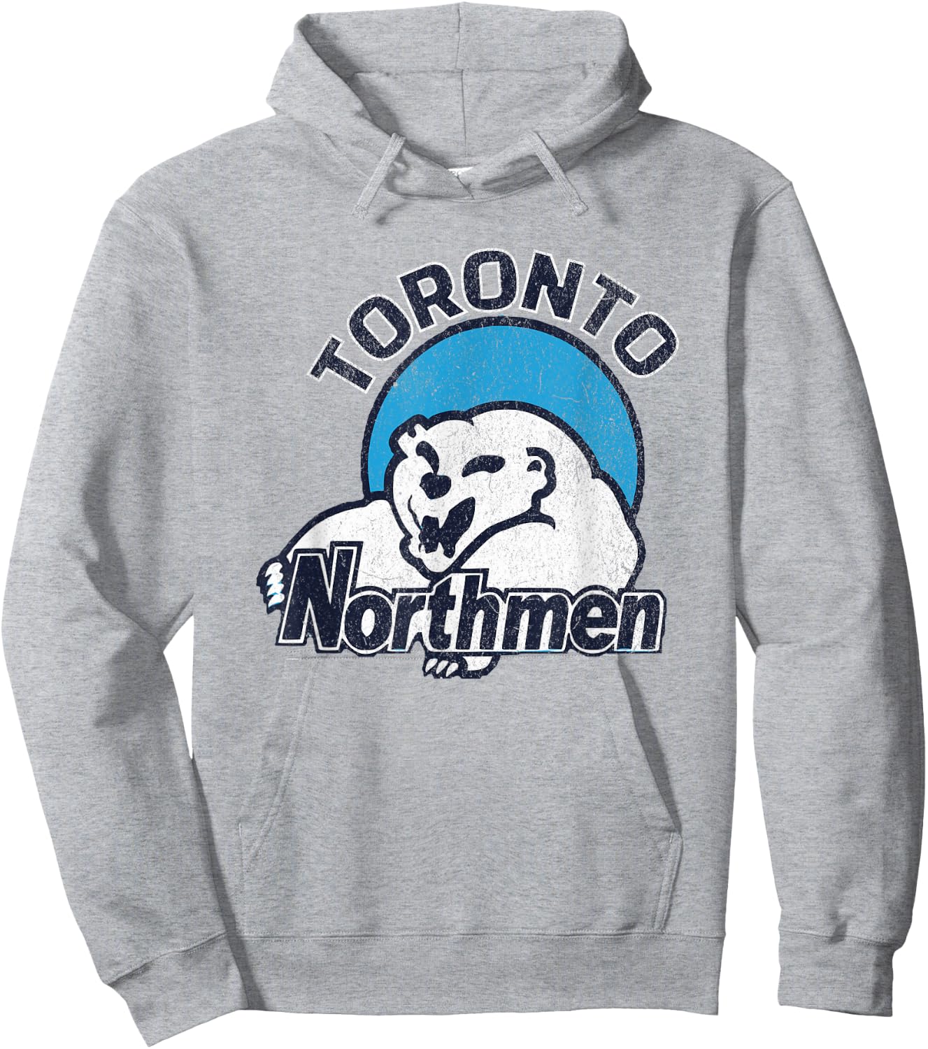 Retro Football Team Toronto Northmen World Football League Hoodie - Hoodie | Ash