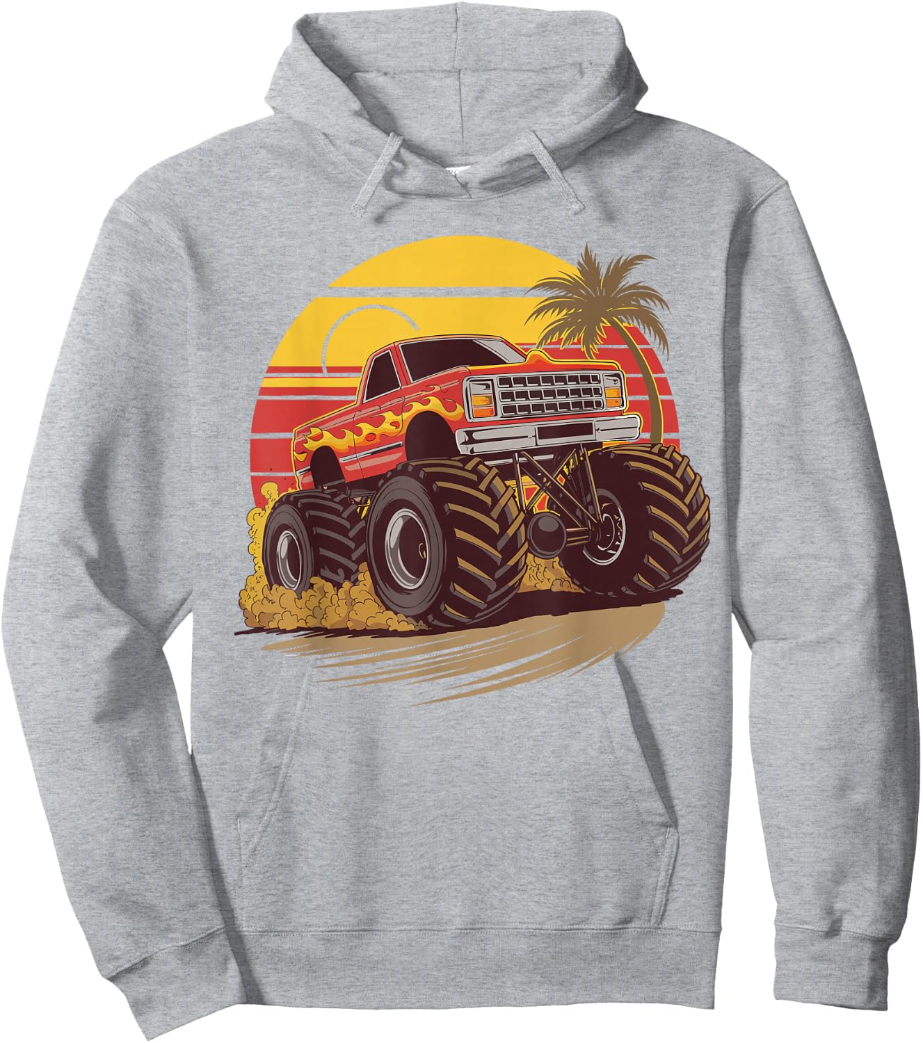 Monster Truck for toddlers Youth & Adults Hoodie - Hoodie | Ash