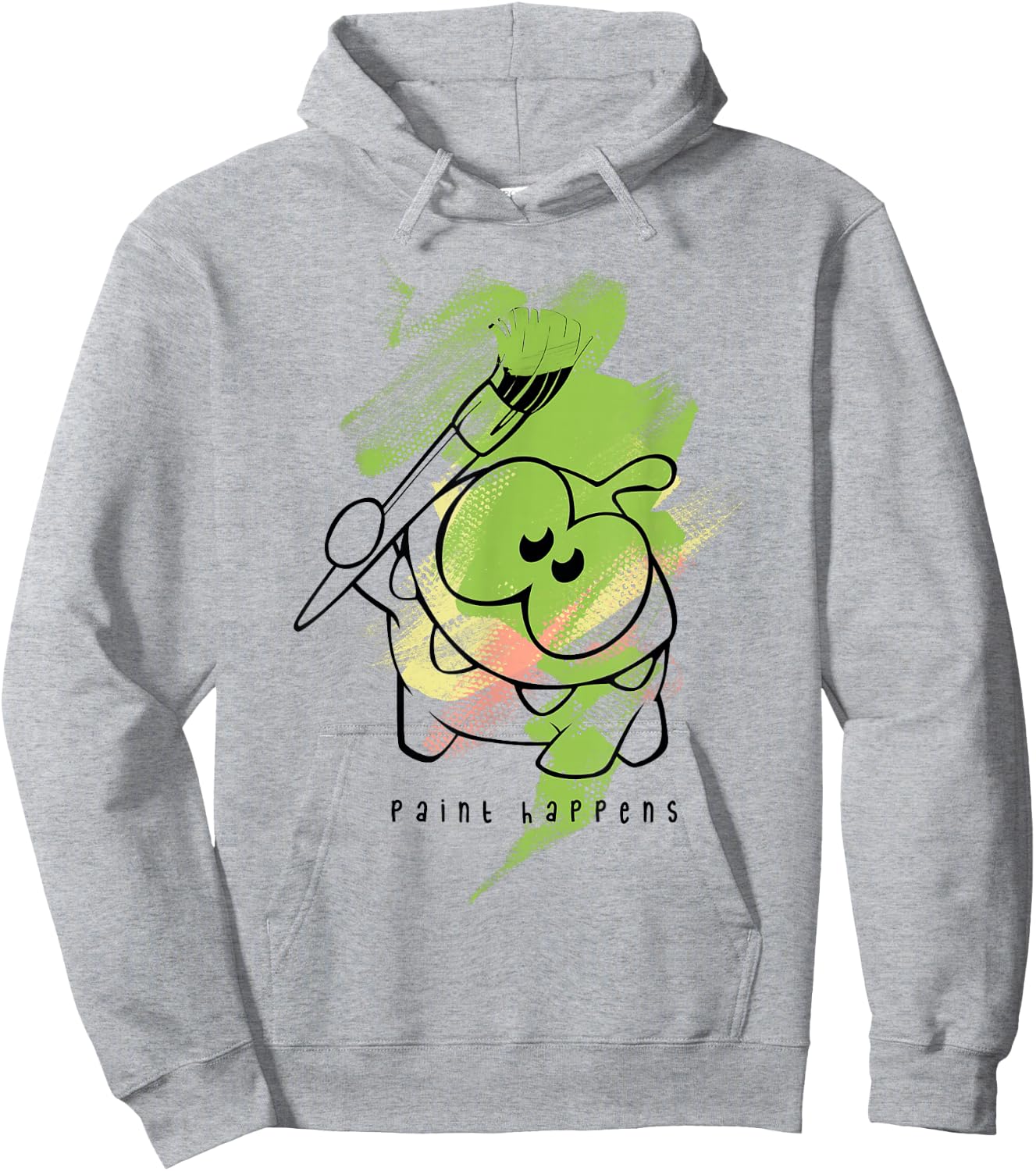 Cut the Rope: Om Nom Juxtapose Painter Hoodie - Hoodie | Ash