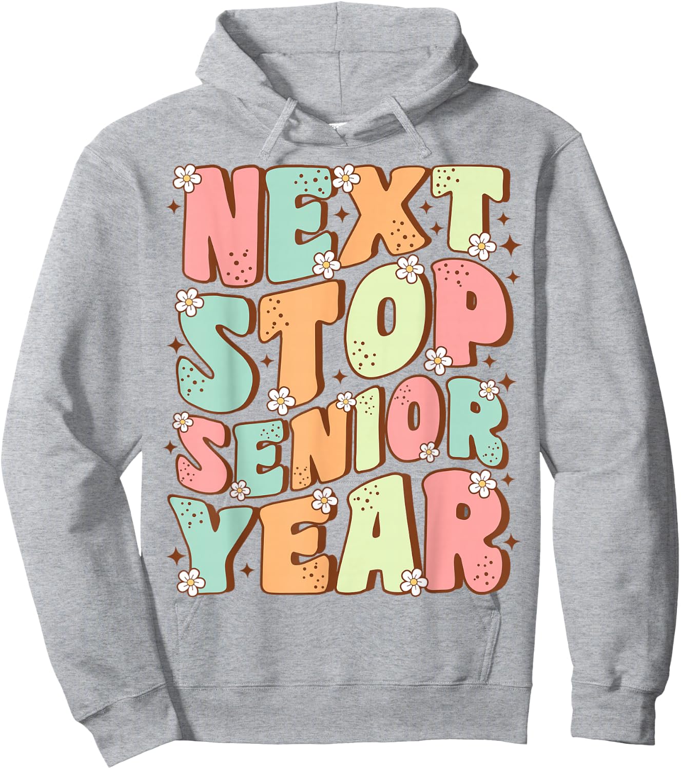 Next Stop Senior Year Cute Groovy Last Day of 11th Grade Hoodie - Hoodie | Ash
