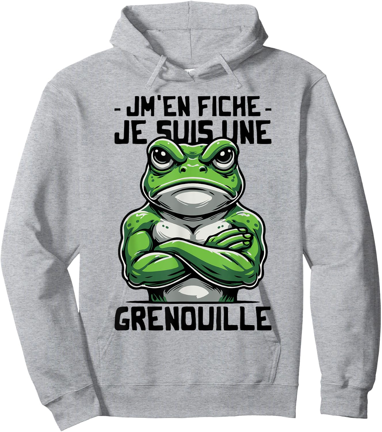 Frog Woman Girl Boy Je suis une Grenouille , white, S Hoodie - Hoodie | Ash