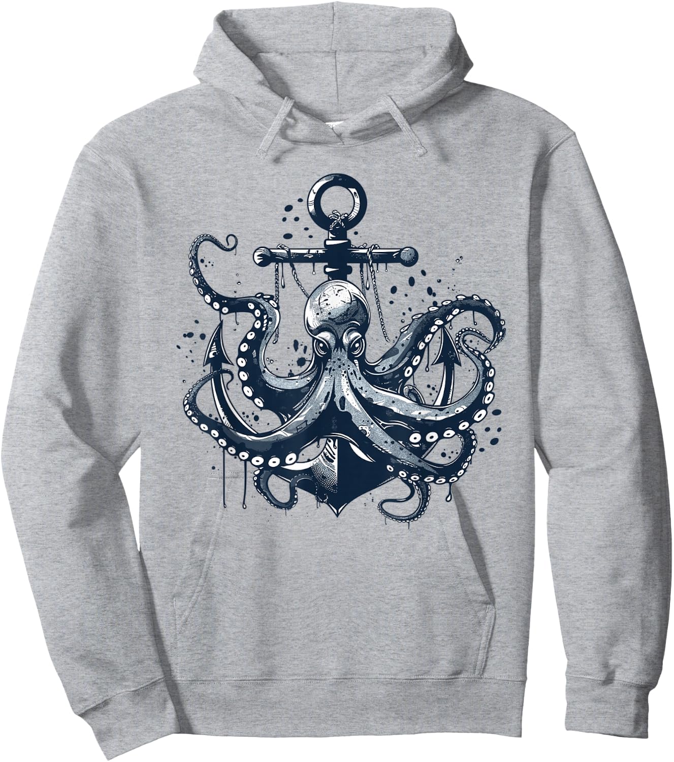 Cute Octopus Art I Kids Octopus Hoodie - Hoodie | Ash