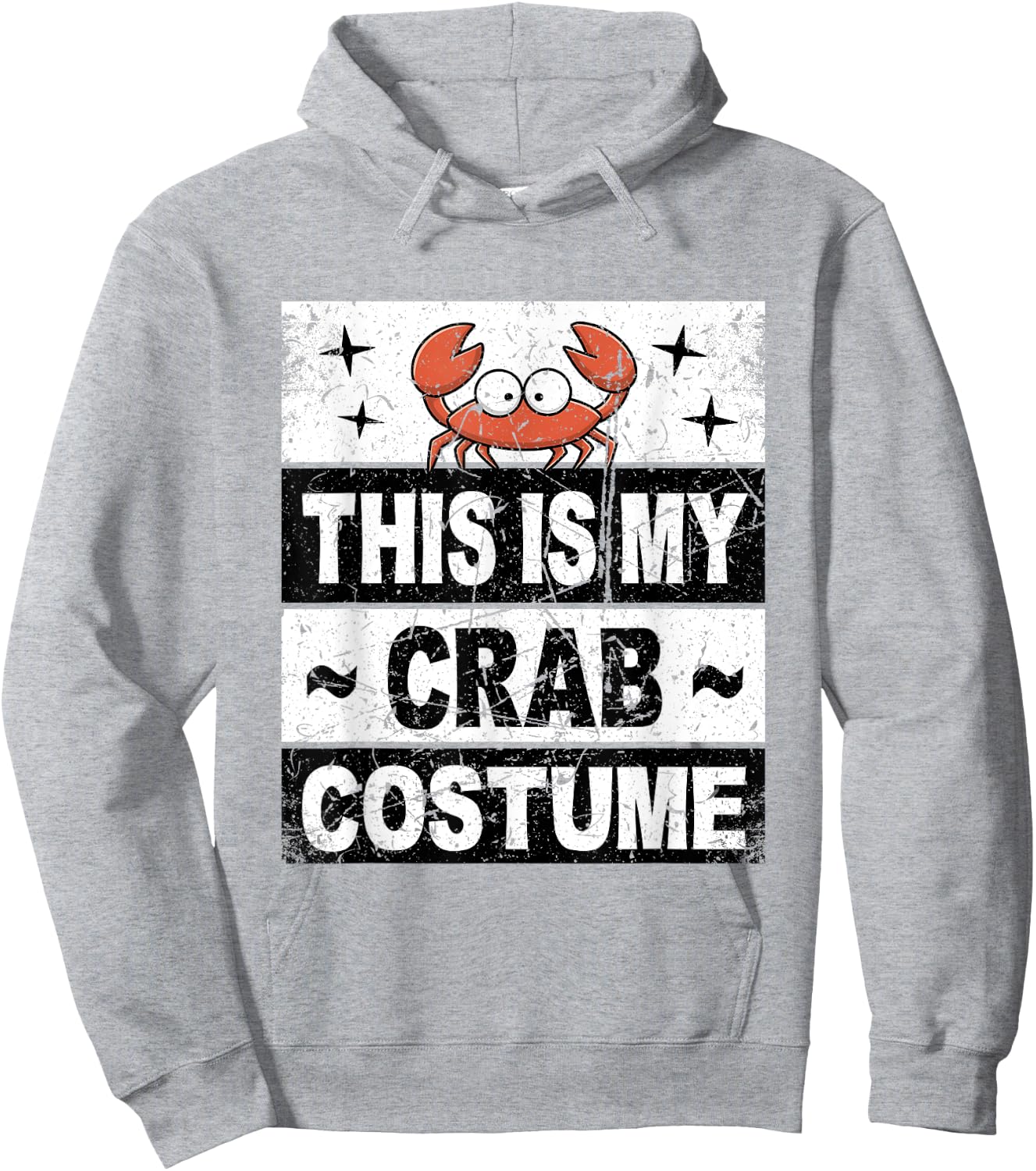 Retro Crab Costume Adult Kids Baby Toddler Men Women Hoodie - Hoodie | Ash