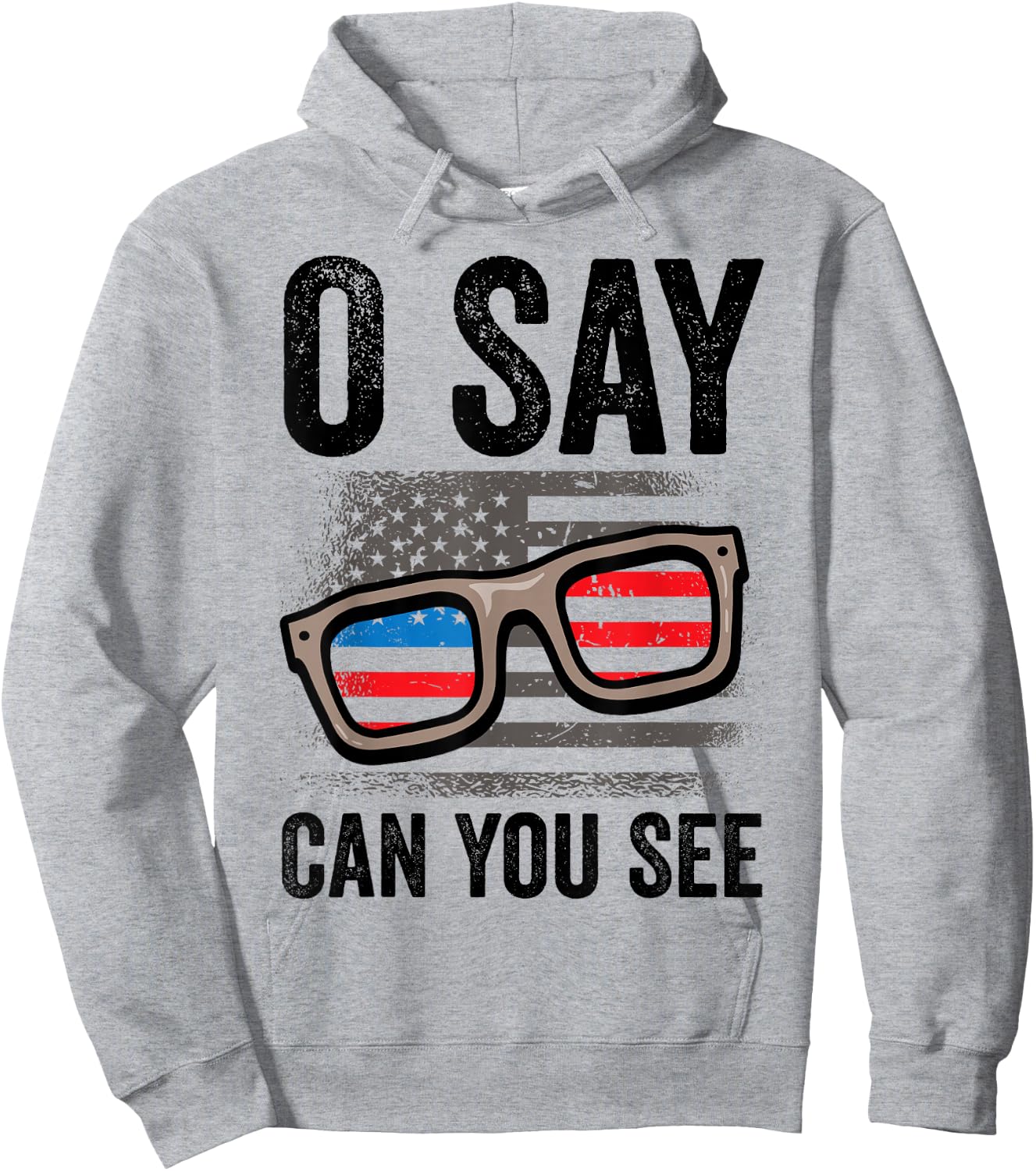 Ophthalmologist O Say Can You See 4th Of July Optician Hoodie - Hoodie | Ash