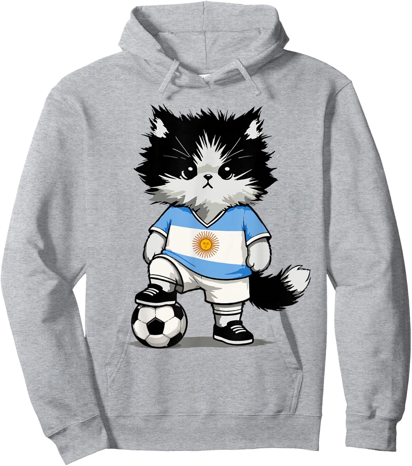 Argentinian Flag Men Women Kids Argentina Hoodie - Hoodie | Ash