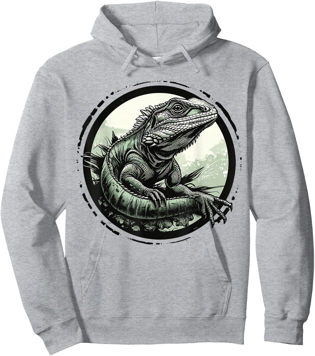 Iguana Hoodie - Hoodie | Ash