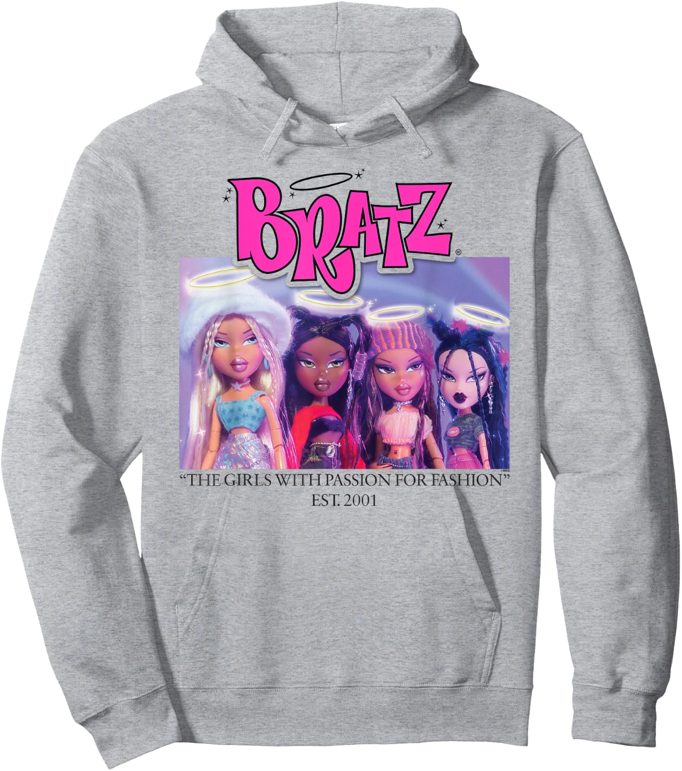 Bratz Four Angels , white, S Hoodie - Hoodie | Ash
