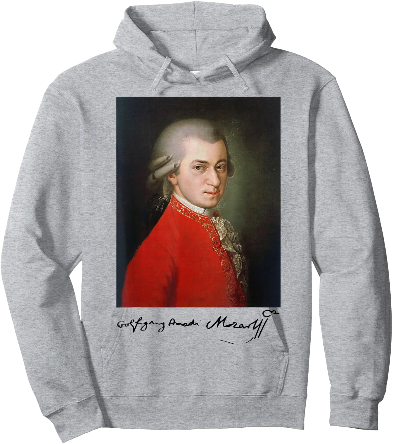 Wolfgang Amadeus Mozart Komponist Signatur Klassische Musik Hoodie - Hoodie | Ash