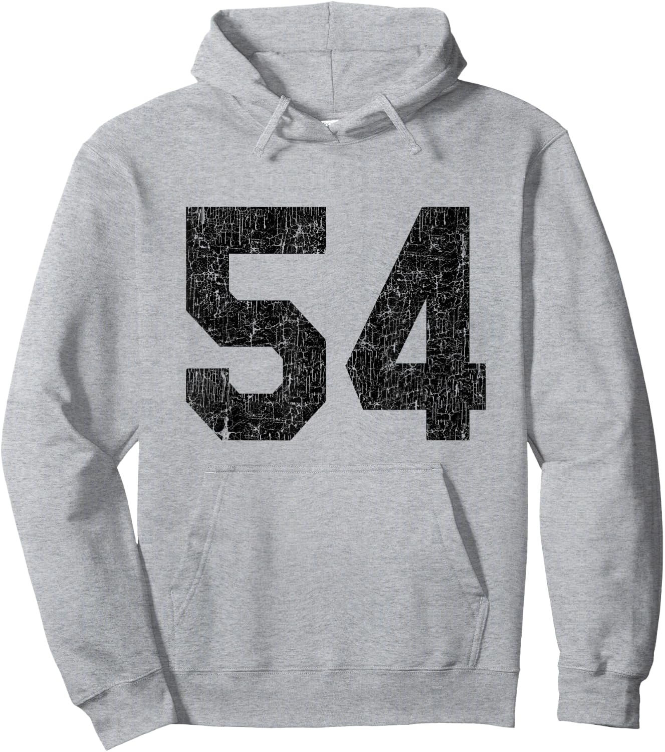 #54 Jersey Uniform Varsity Sports Number, 54th Birthday Hoodie - Hoodie | Ash