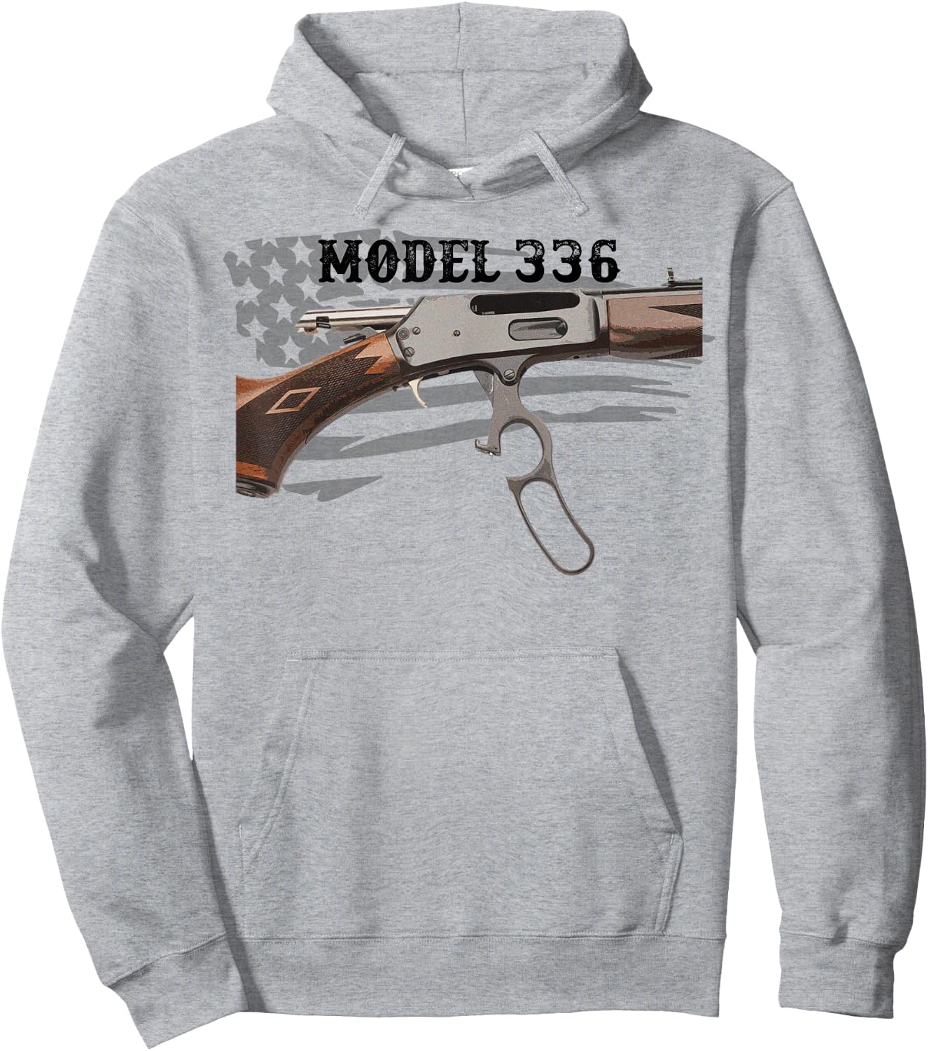 Model 336 Lever Action Rifle Hoodie - Hoodie | Ash