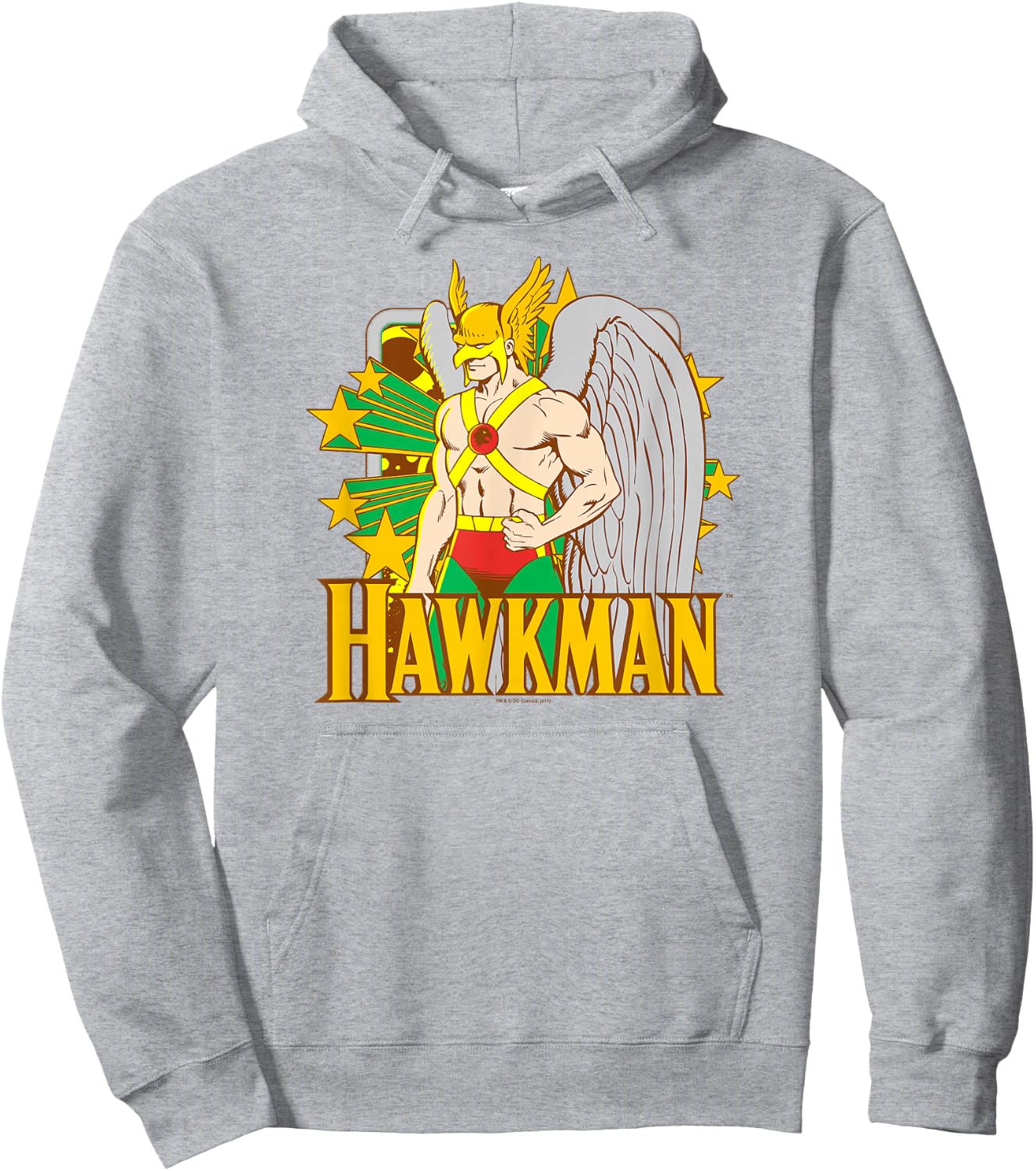 Justice League Hawkman Stars Hoodie - Hoodie | Ash