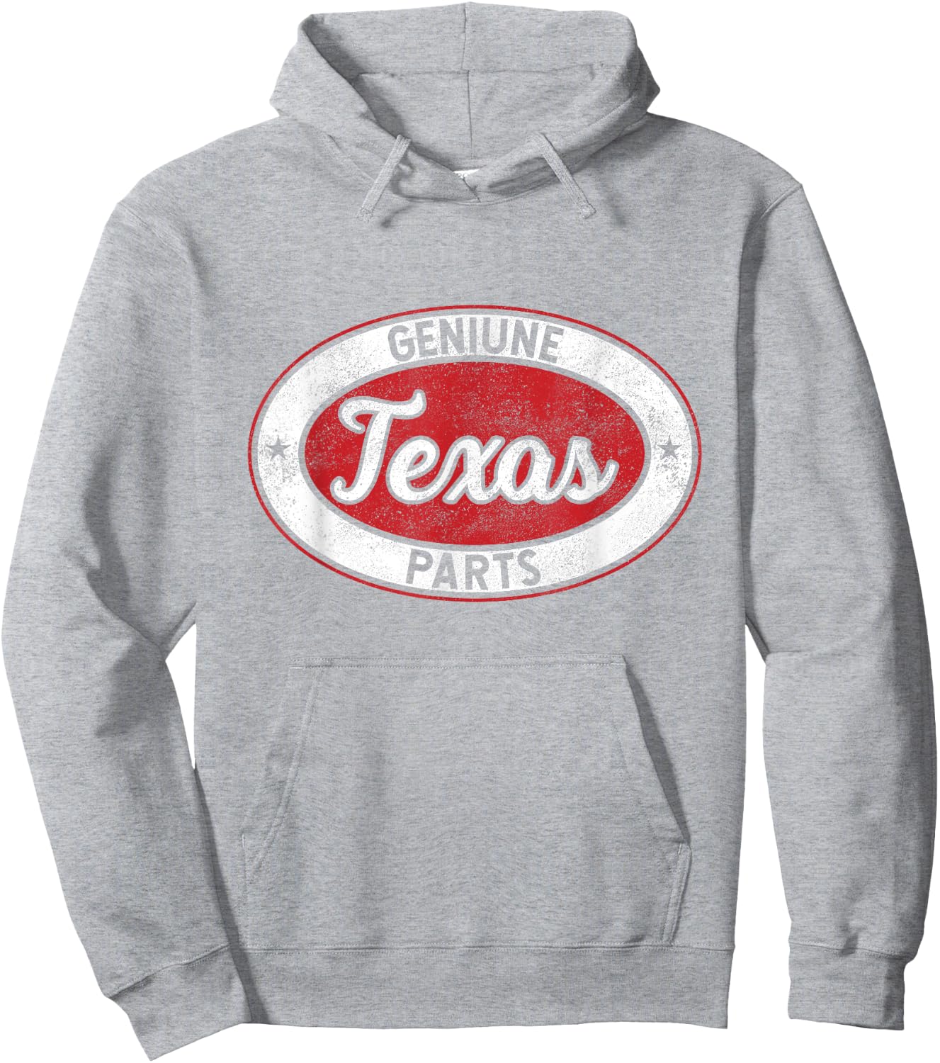 Genuine Texas Parts for Native Texans - Proud Texas Hoodie - Hoodie | Ash