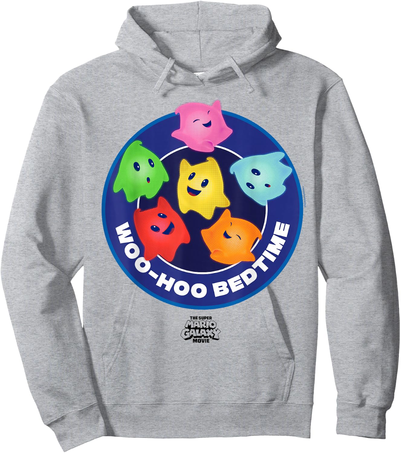 The Super Mario Galaxy Movie Lumas Woo-Hoo Bedtime Hoodie - Hoodie | Ash