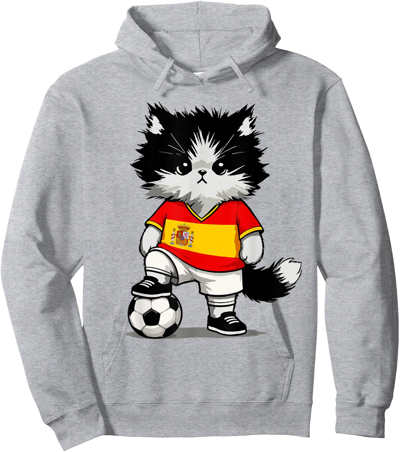 Spanish Flag Men Women Kids Spain Hoodie - Hoodie | Ash