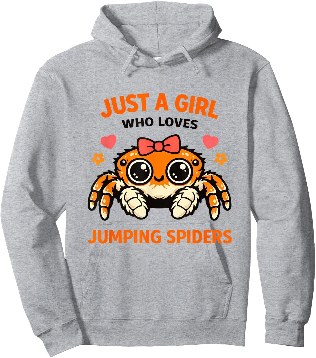 Phidippus Regius Jumping Spider Exotic Pet Lover Keeper Hoodie - Hoodie | Ash