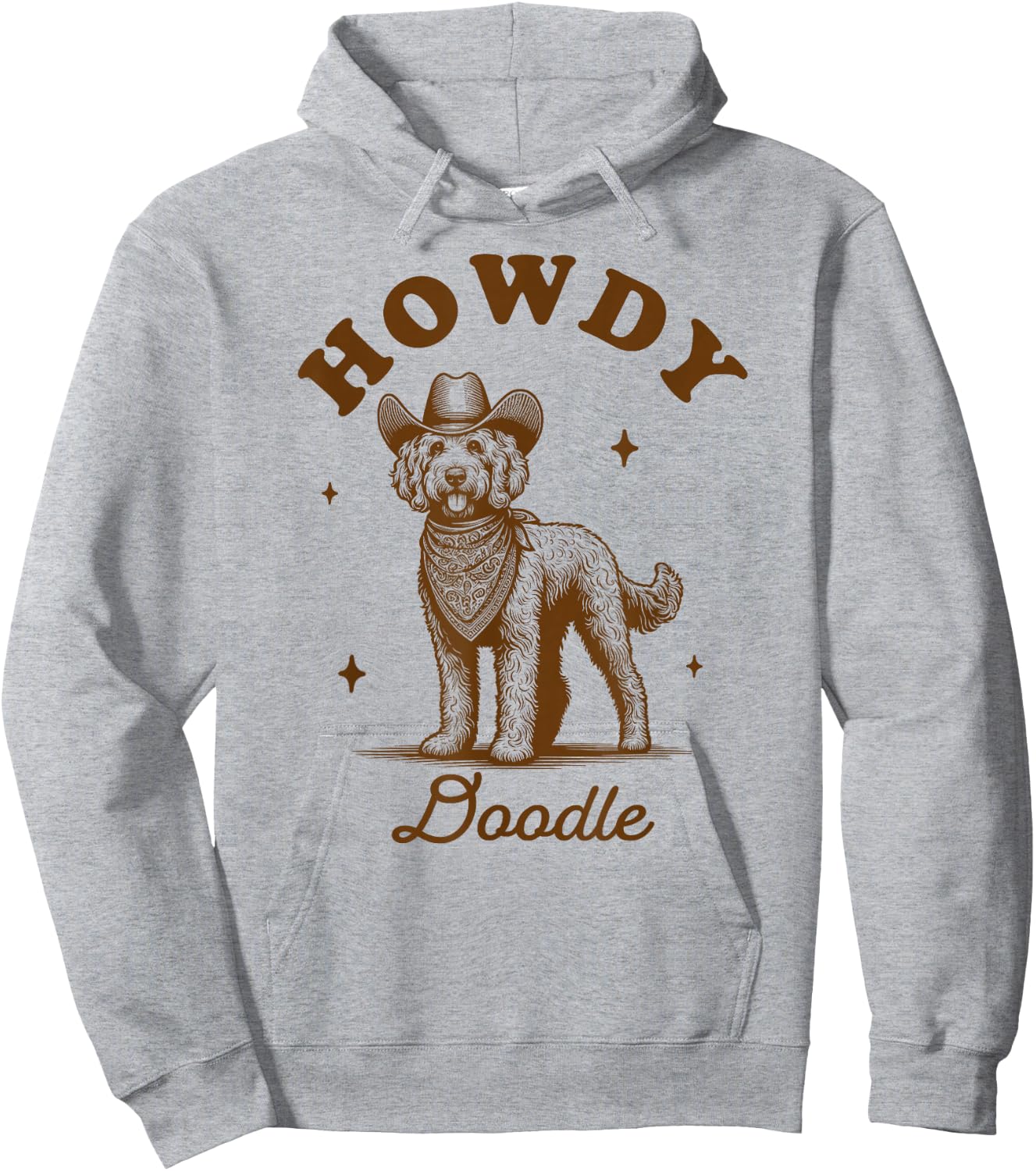 Doodle Mom Doodle Lover Vintage Western Life Howdy Doodle Hoodie - Hoodie | Ash