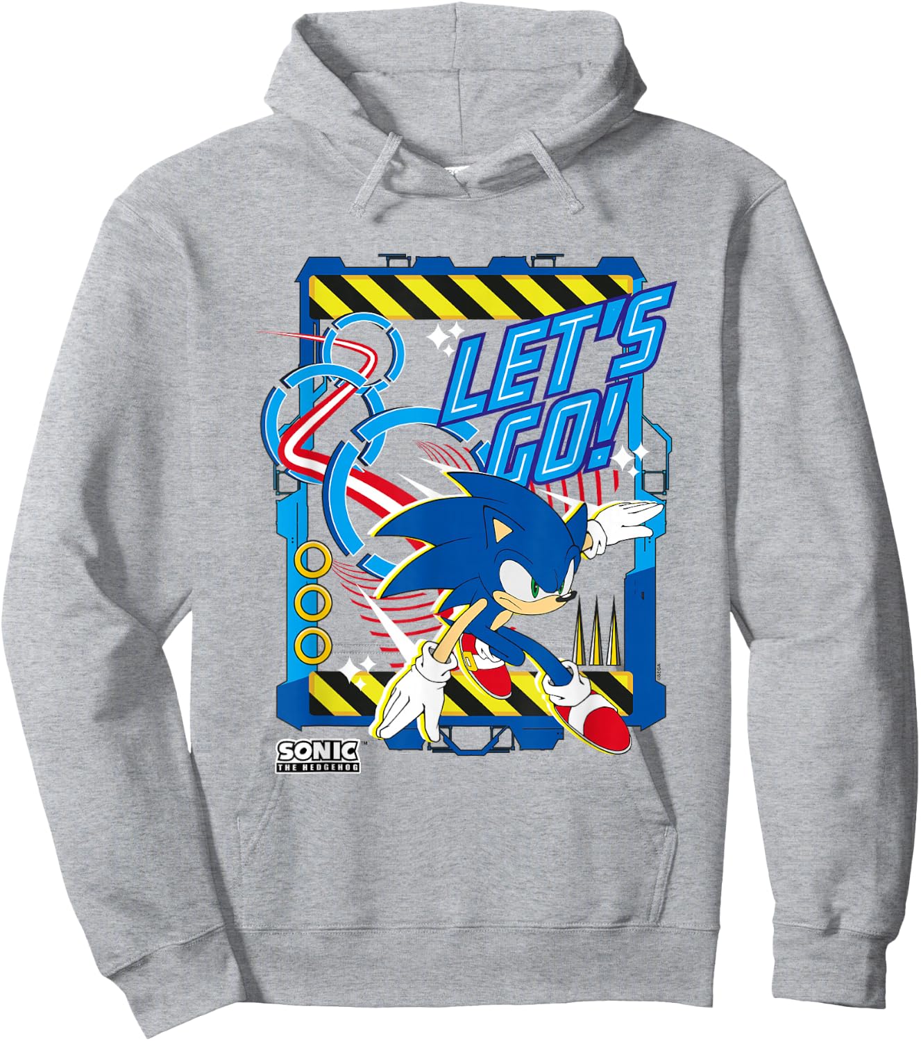Sonic The Hedgehog Let's Go! Epic Obstacle Run Heroic Poster Hoodie - Hoodie | Ash