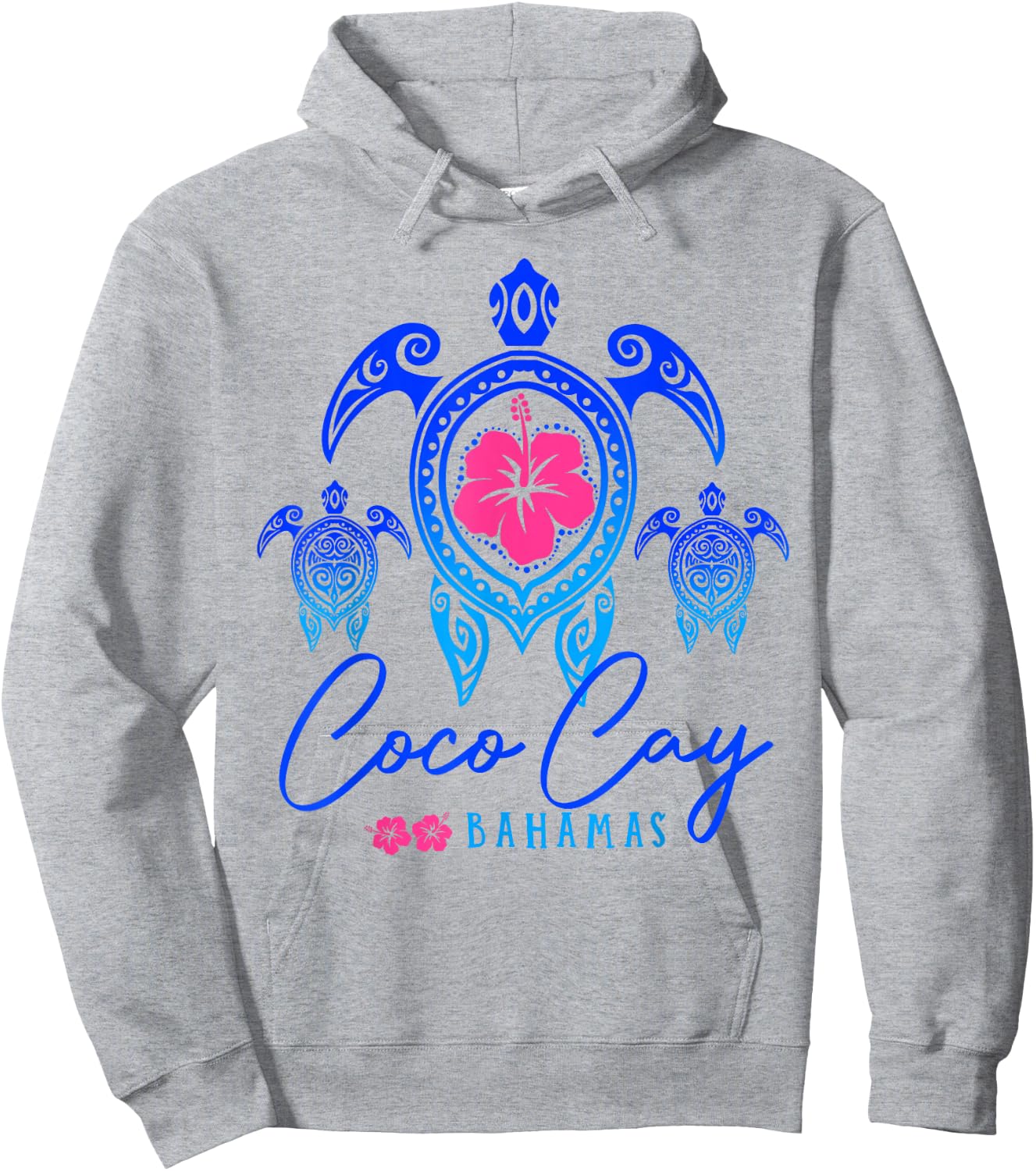 Coco Cay Bahamas Sea Turtle Bahamas Beach Vacation Hoodie - Hoodie | Ash